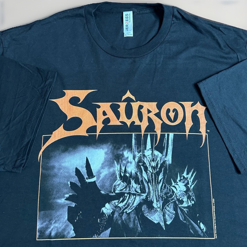 Vintage Lord of the Rings Sauron Lord of Mordor Shirt Mens XL Black Promo